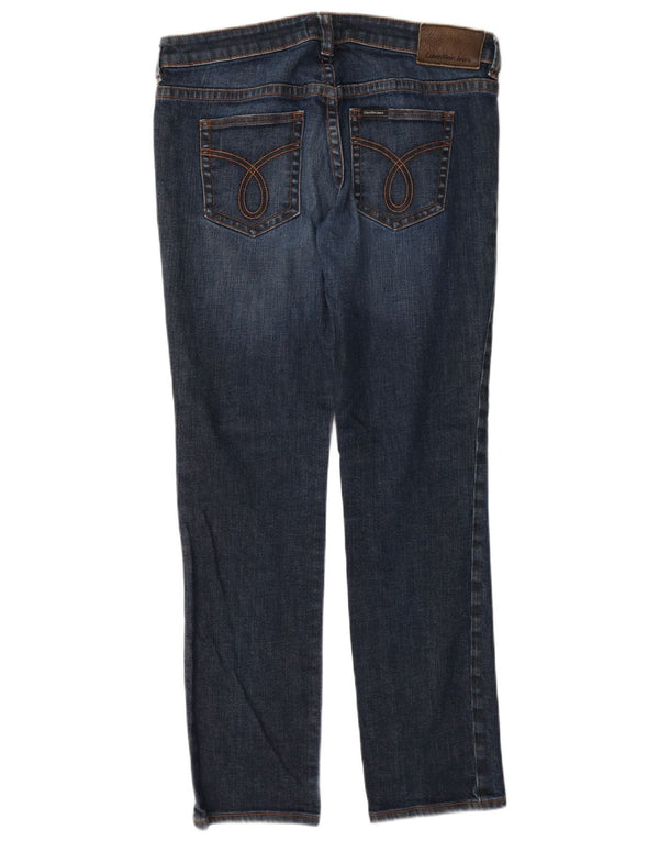 Calvin Klein Womens Slim Jeans W34 L30 Blue