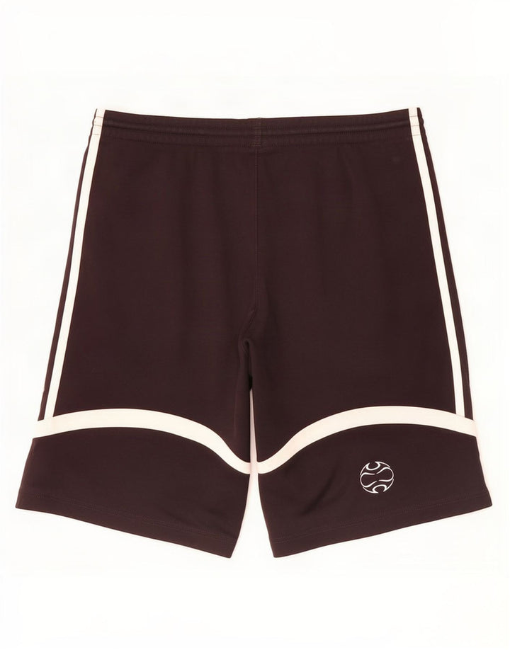 Pantaloncini sportivi da uomo Adidas medi neri in poliestere
