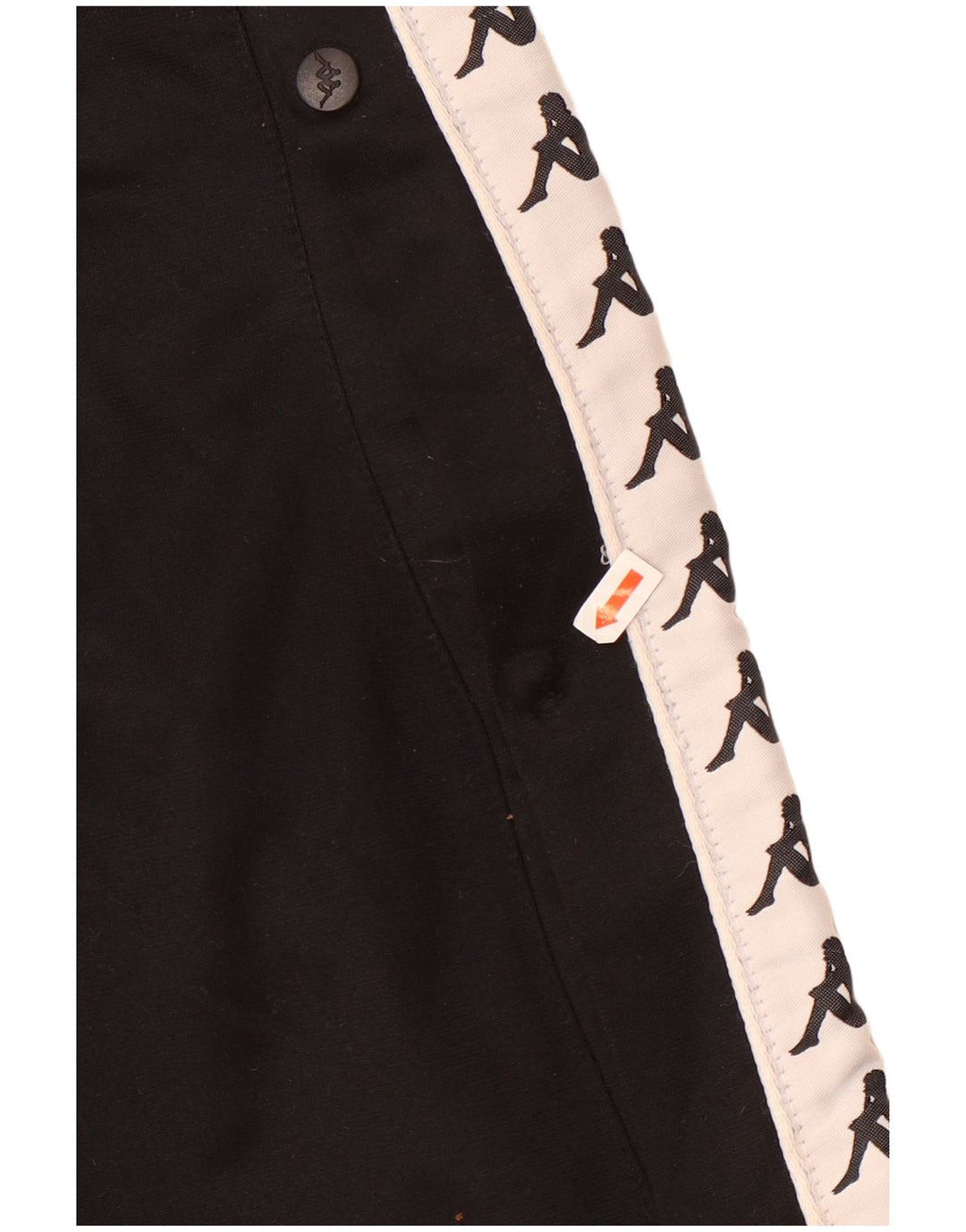 Pantaloni da tuta con grafica Kappa da uomo color block medio nero