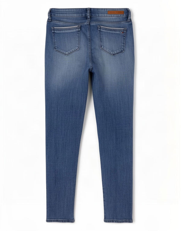 Jeans skinny Tommy Hilfiger da donna Venice RW W29 L32 cotone blu