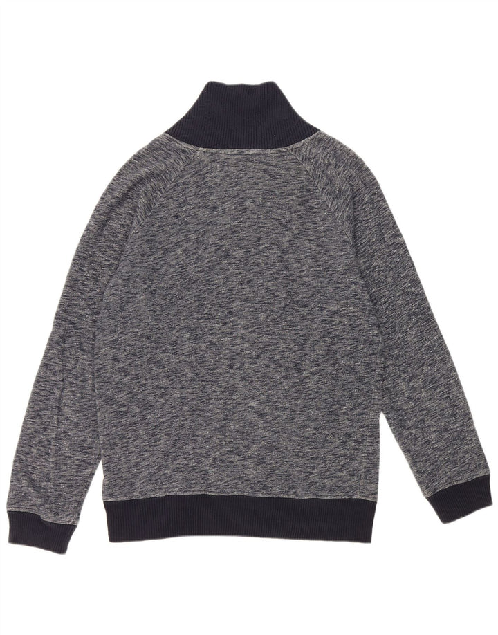 Felpa Zara da uomo, maglione grande, blu navy screziato