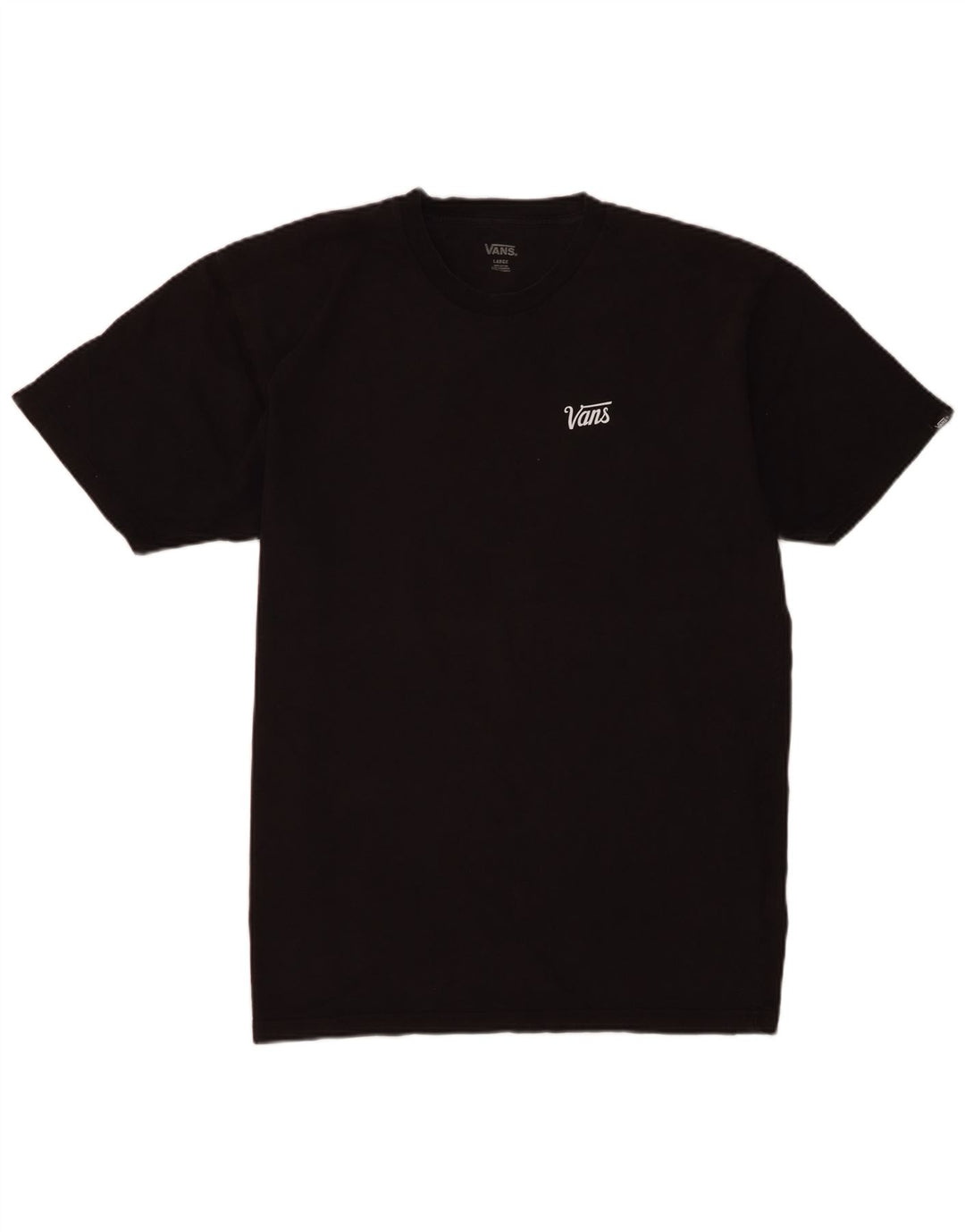 Maglietta da uomo Vans grande in cotone nero