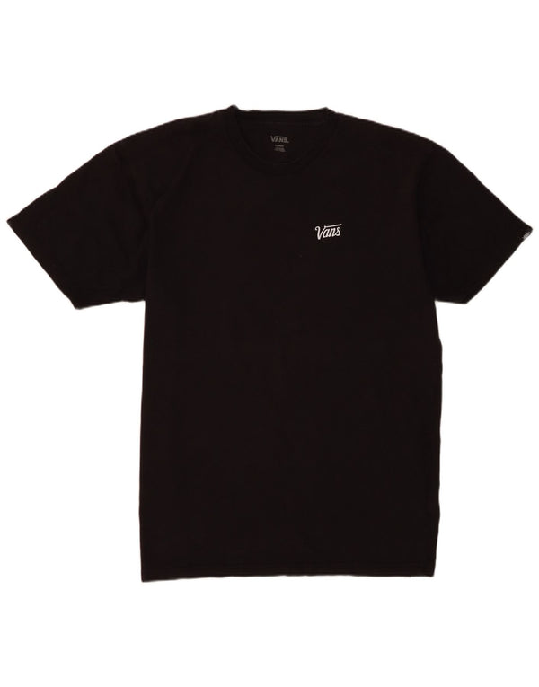Maglietta da uomo Vans grande in cotone nero