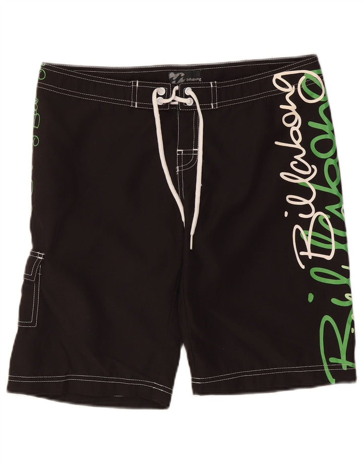 Pantaloncini da bagno grafici da uomo Billabong, poliestere nero medio