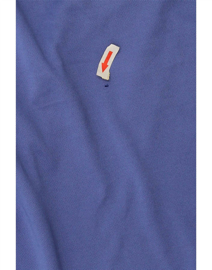 Polo da uomo Nautica in poliestere blu medio