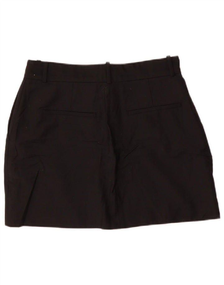 Minigonna ZARA da donna media W28 poliestere nero