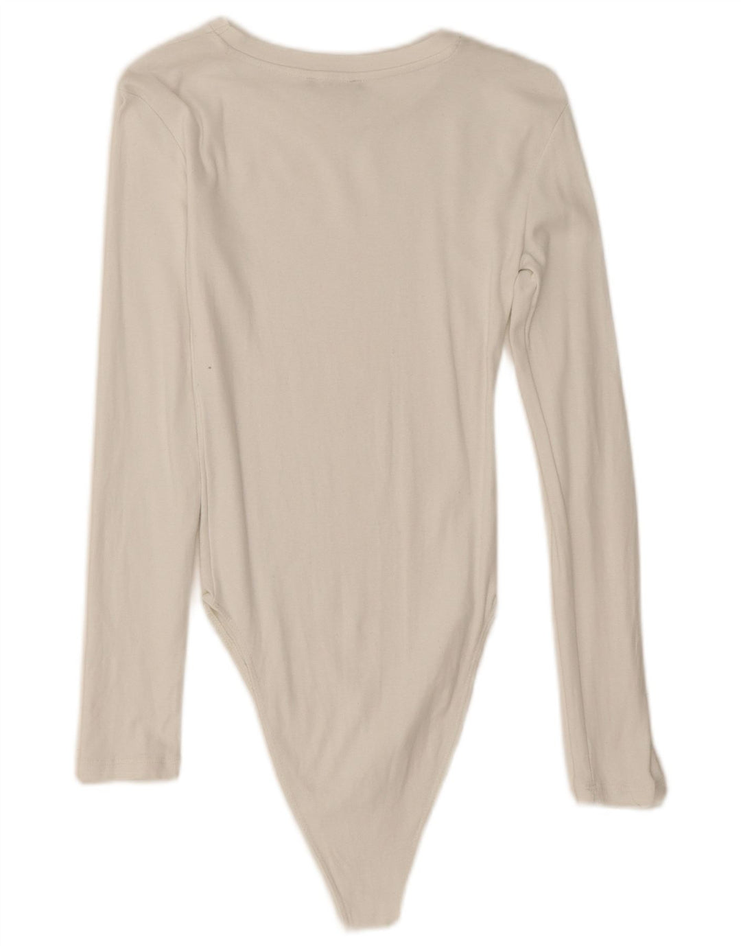 Body a maniche lunghe da donna Zara UK 8 Small bianco sporco