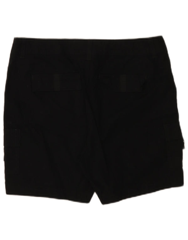 Pantaloncini cargo Lee da donna a vita media con vestibilità regolare US 12 Large W32 cotone nero