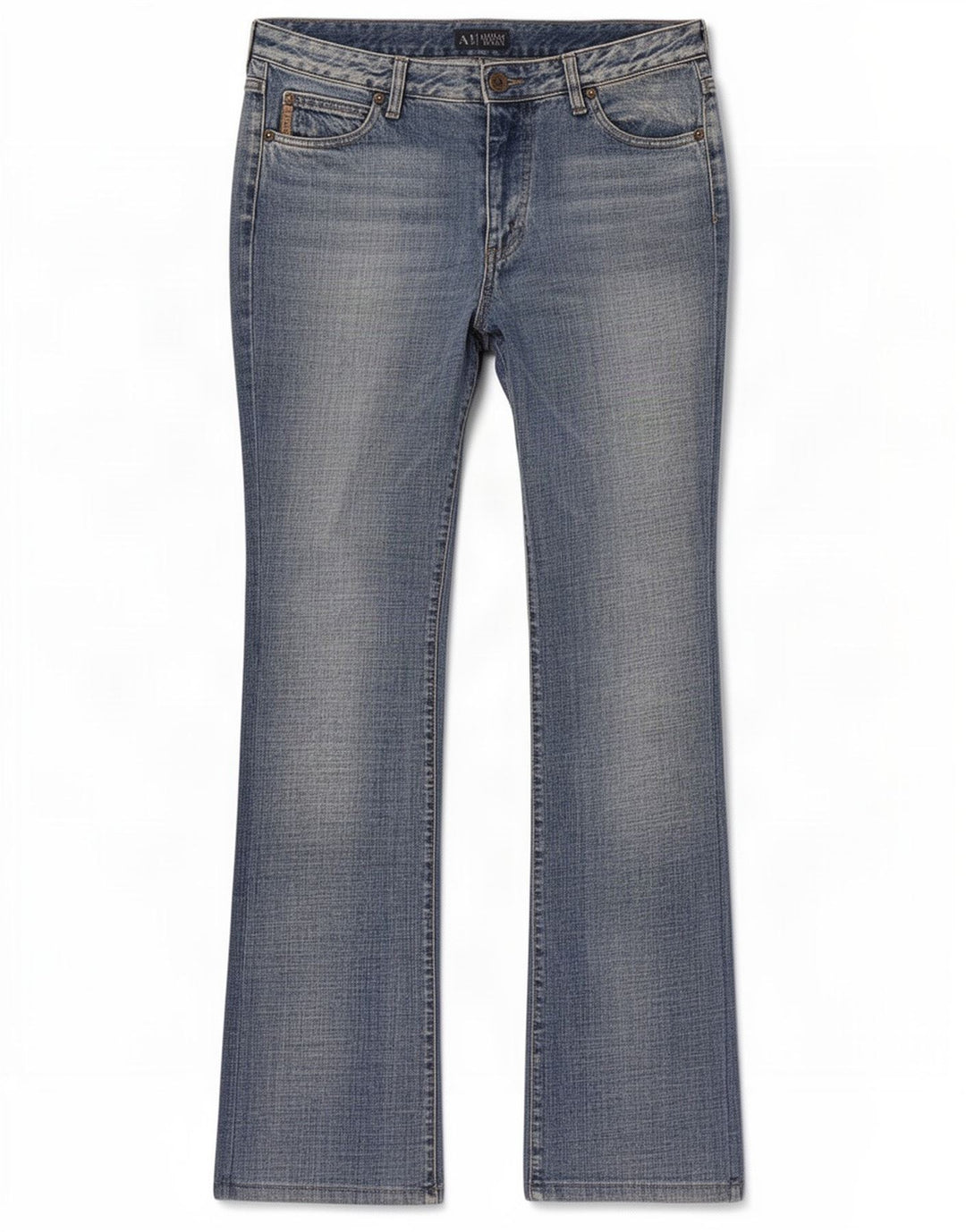 Armani Jeans Bootcut da donna W31 L33 Blu Cotone
