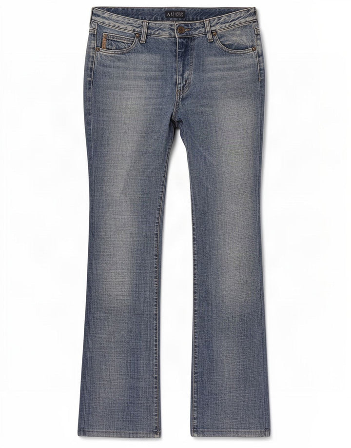 Armani Jeans Bootcut da donna W31 L33 Blu Cotone