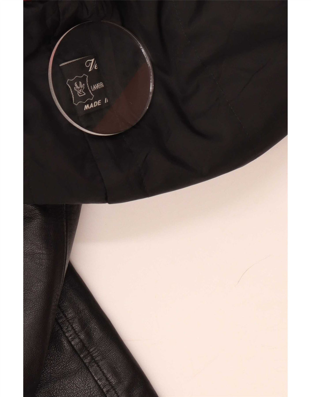 Giacca in pelle da uomo John and Son IT 50 Large nera