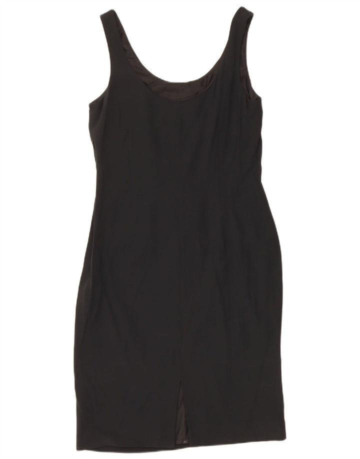 Abito Tubino Smanicato Donna Seventy IT 40 Small Nero in Viscosa