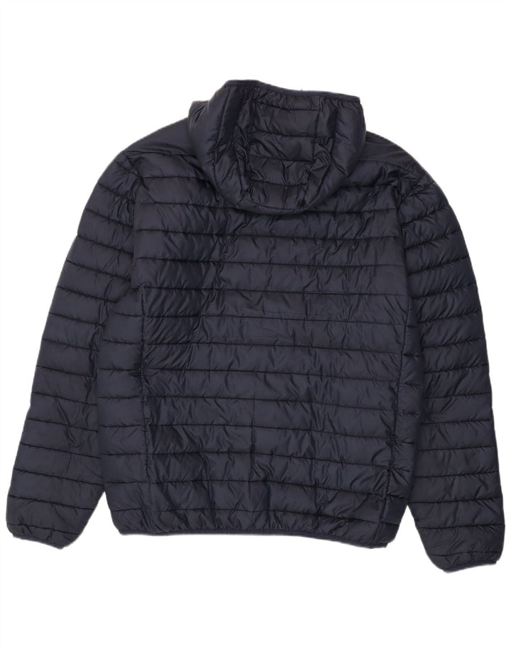 Giacca imbottita con cappuccio da uomo North Sails UK 42 XL poliestere blu navy