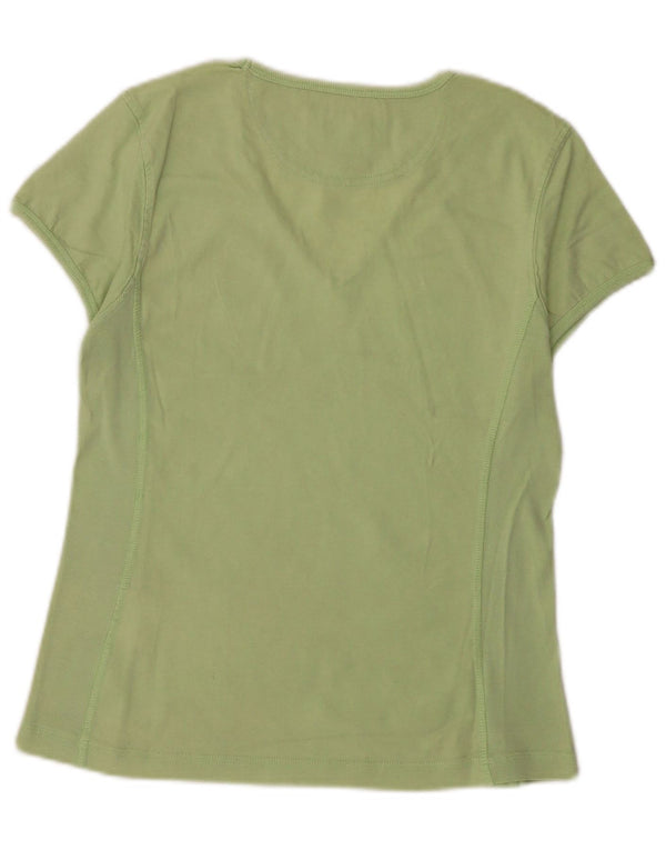 T-shirt Champion da donna Heritage Classics Top UK 14 Large Green Cotton