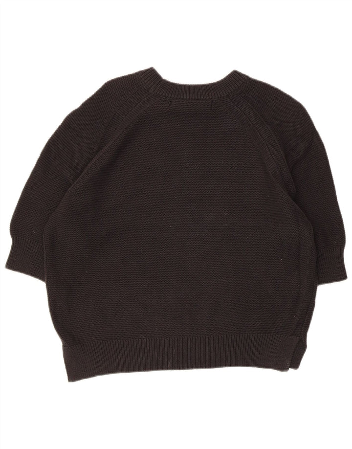 Maglione maglione con scollo a barca da donna French Connection UK 10 piccolo nero