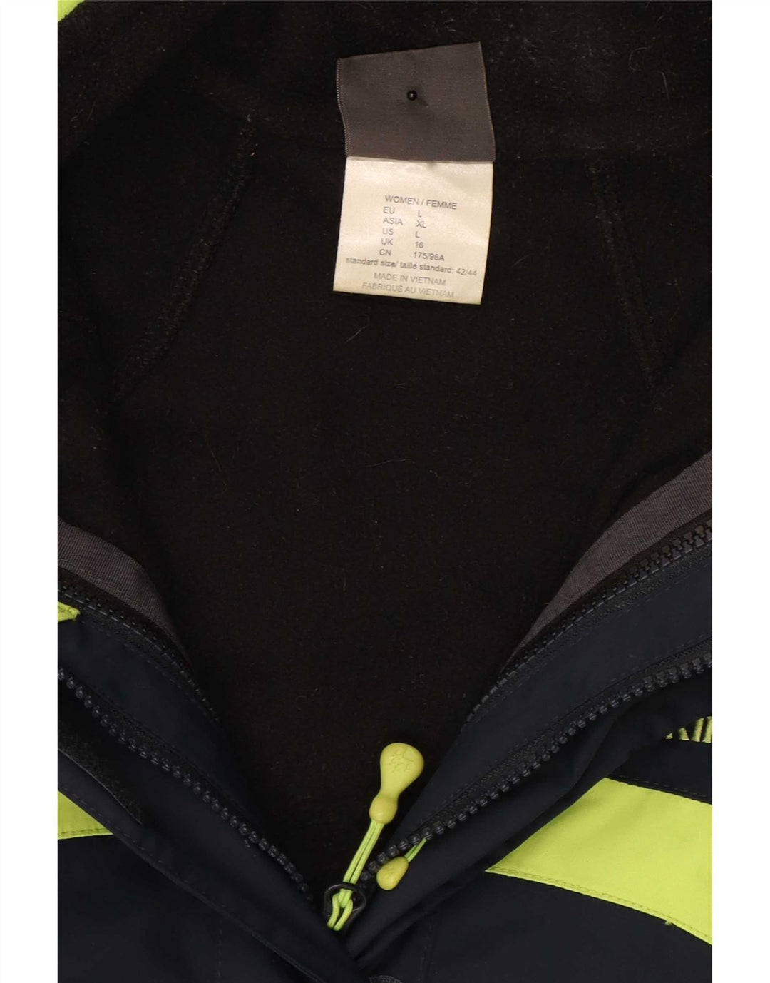 Giacca a vento da donna Jack Wolfskin UK 16 Large Blu Navy Colourblock