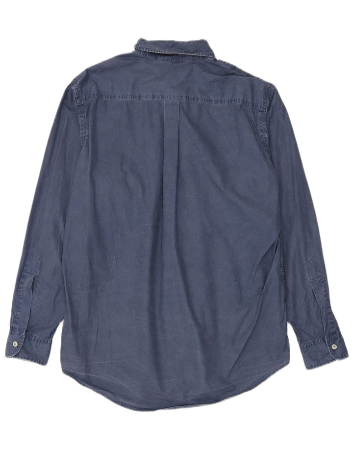 Camicia da uomo Murphy & Nye in cotone blu medio