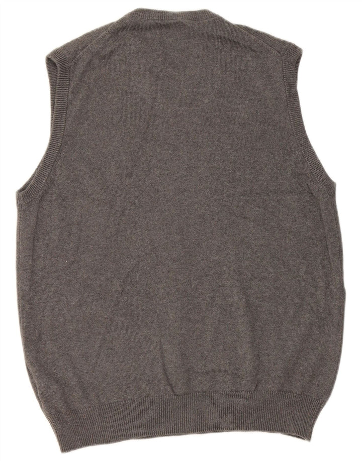 Canotta da uomo Marks & Spencer vestibilità regolare in cotone grigio medio