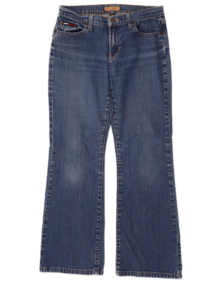 Jeans bootcut da donna Tommy Hilfiger US 9 medio W30 L29 cotone blu