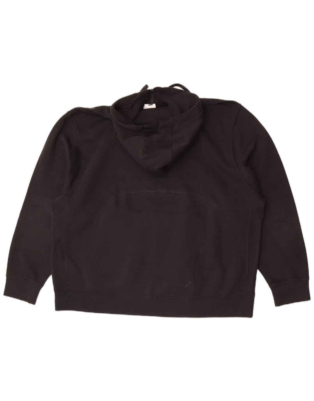 Felpa con cappuccio e zip da uomo Nike 2XL cotone nero