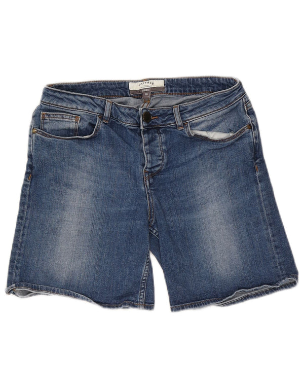 Pantaloncini di jeans da donna Fat Face UK 10 piccoli W28 cotone blu