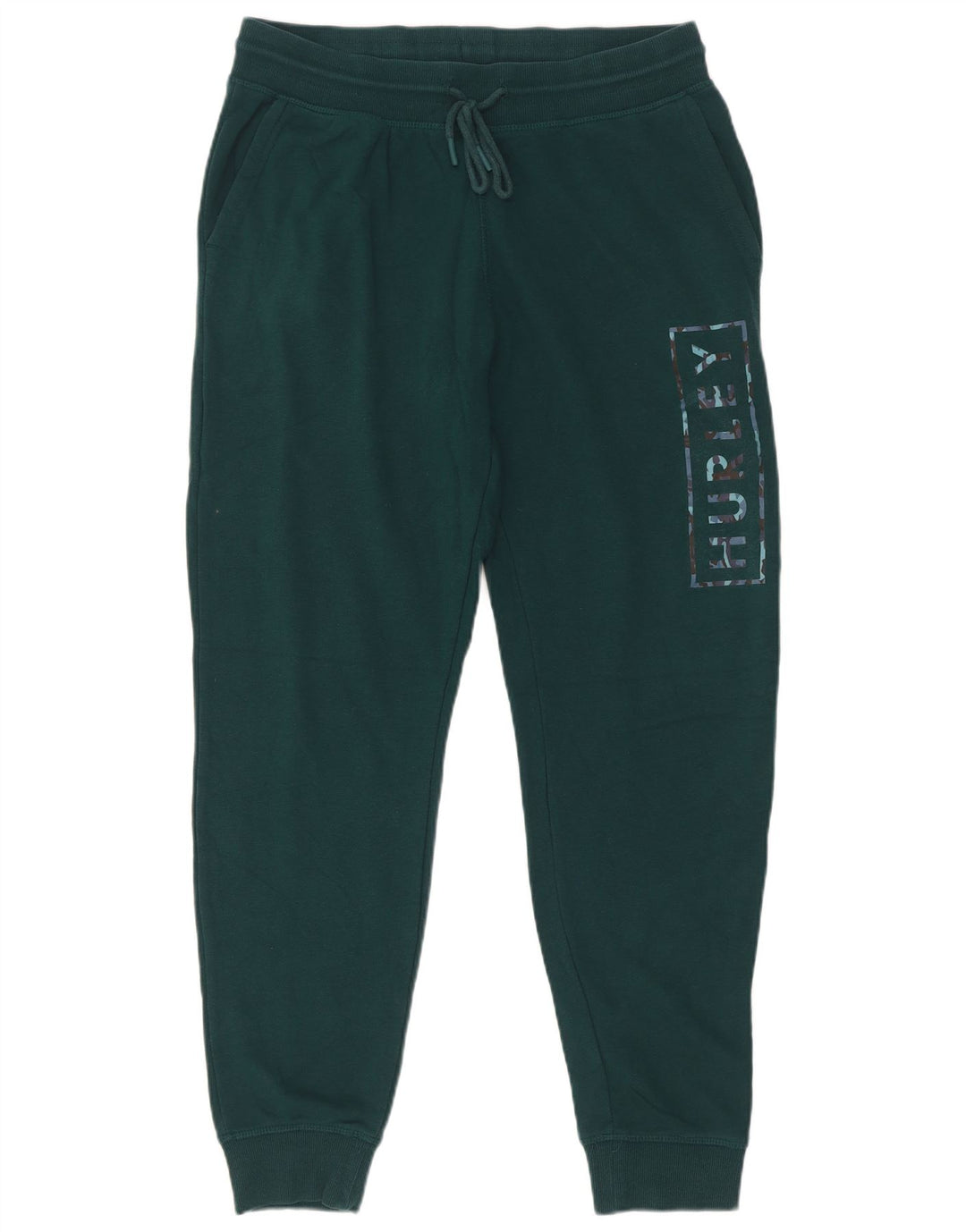 Pantaloni da tuta con grafica Hurley da uomo Joggers in cotone verde medio