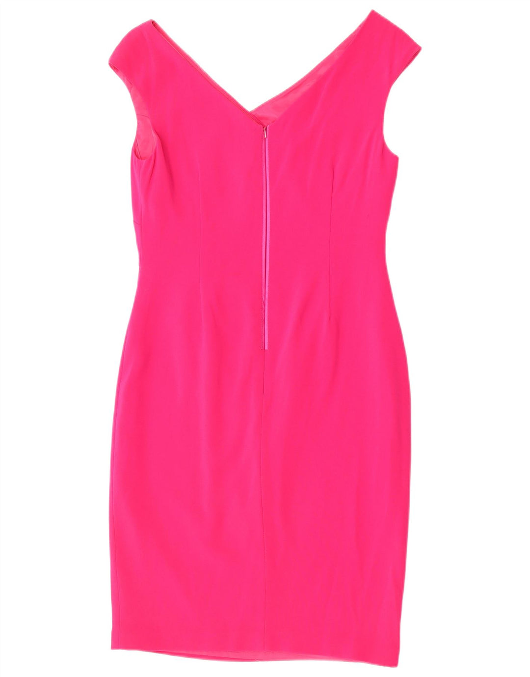 Abito tubino senza maniche da donna Coast UK 12 Triacetato rosa medio
