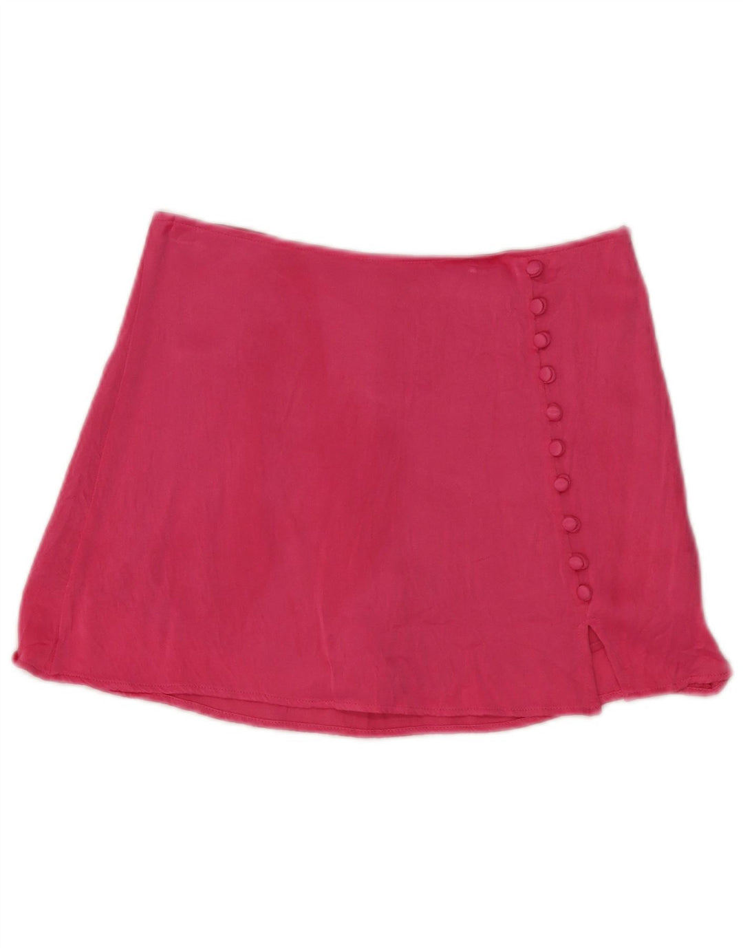 Gonna corta da donna Zara media W28 rosa in viscosa