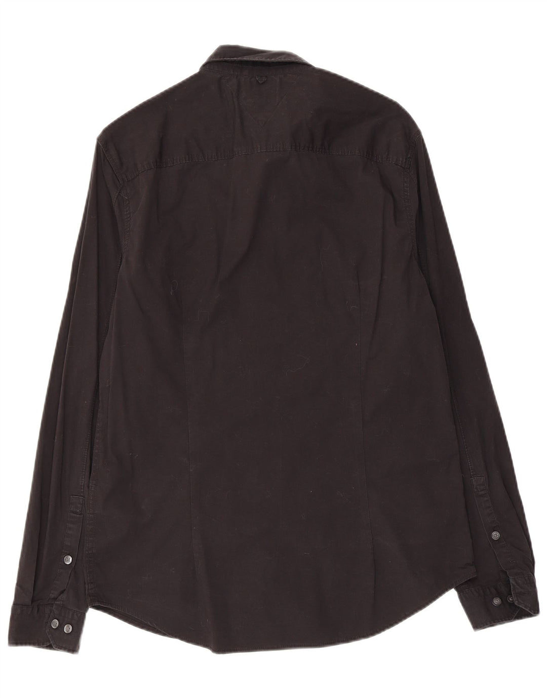 Camicia slim fit da uomo Tommy Hilfiger grande cotone nero