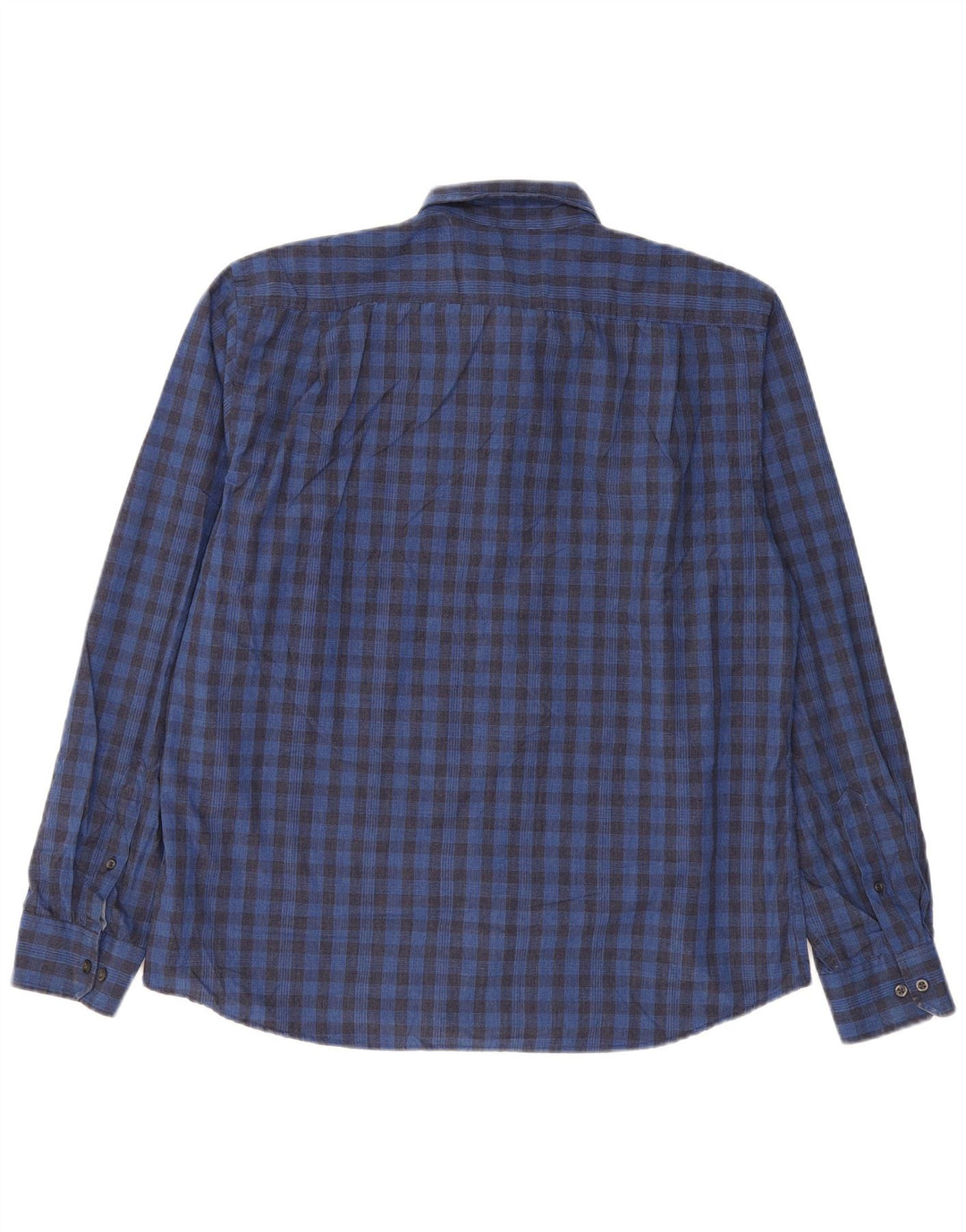 Camicia Izod da uomo rilassata classica vestibilità rilassata XL blu in cotone a quadretti classico