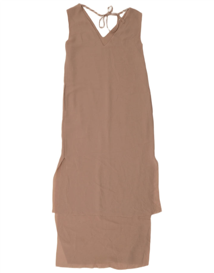 Abito lungo senza maniche da donna Cos EU 34 XS Poliestere beige