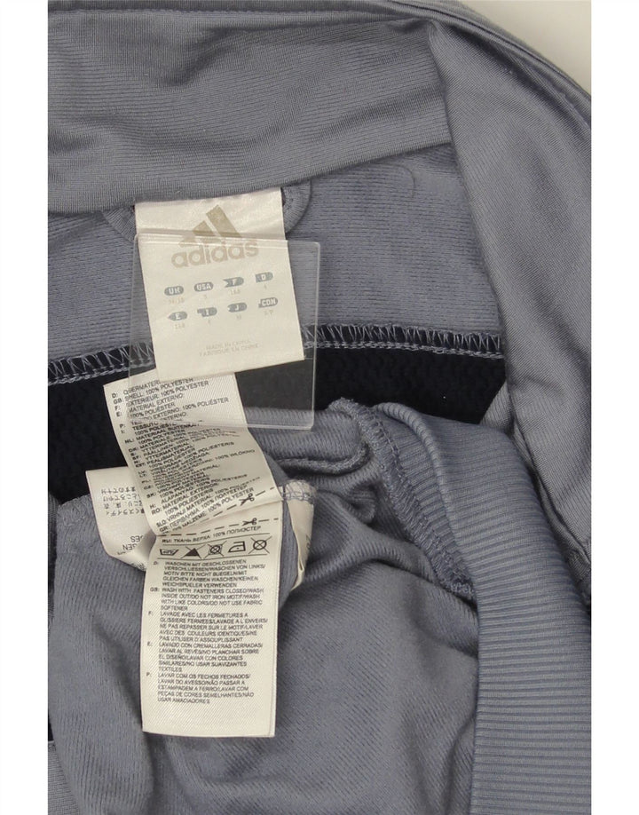 Giacca da ginnastica grafica da uomo ADIDAS UK 36/38 Small Grey Colourblock