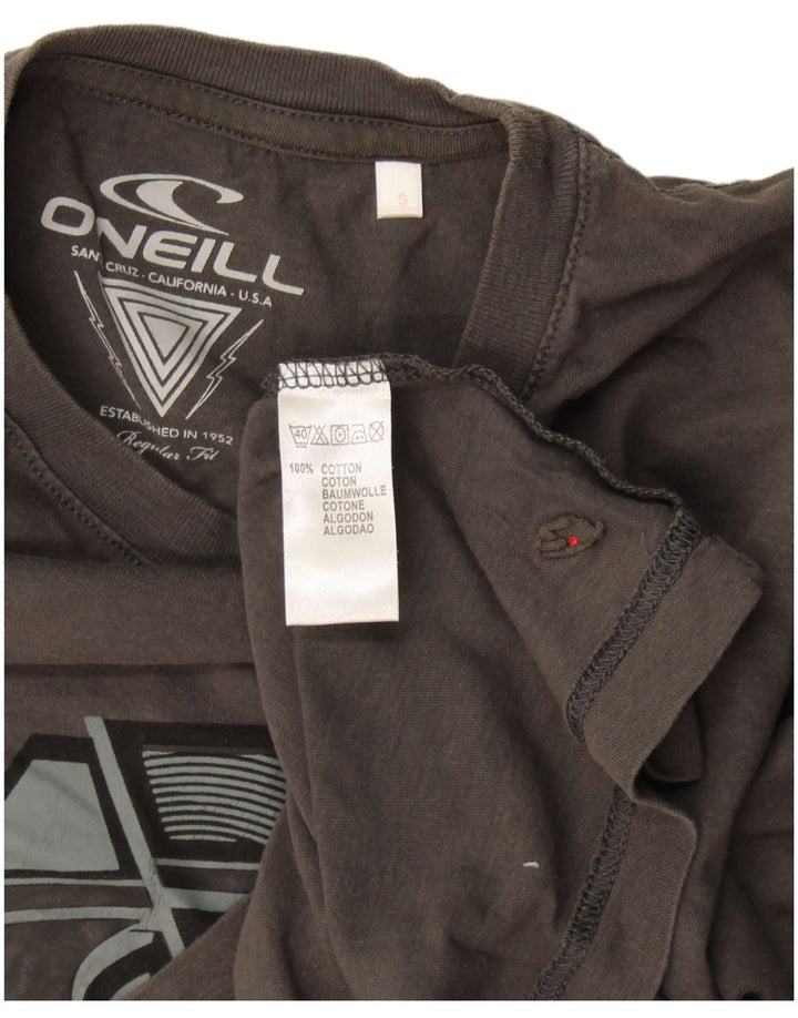 T-shirt grafica da uomo O'Neill Top piccola in cotone grigio
