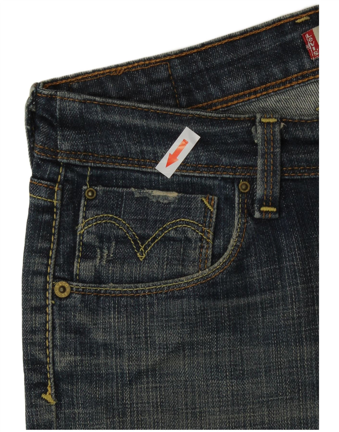 Jeans dritti Levi's 627 da donna W30 L27 Blu