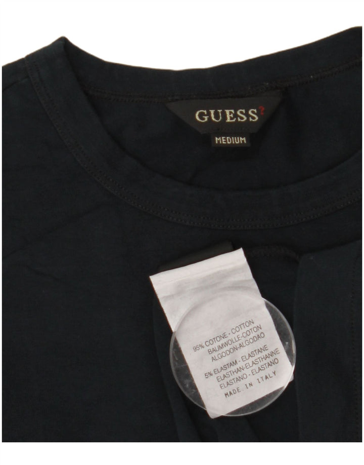 T-shirt GUESS da donna Top UK 12 medio blu navy cotone