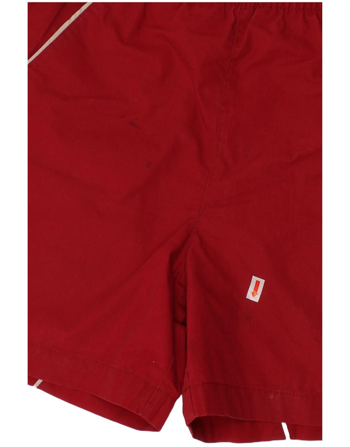 Pantaloncini sportivi con grafica NIKE da ragazzo 8-9 anni piccoli in poliestere rosso