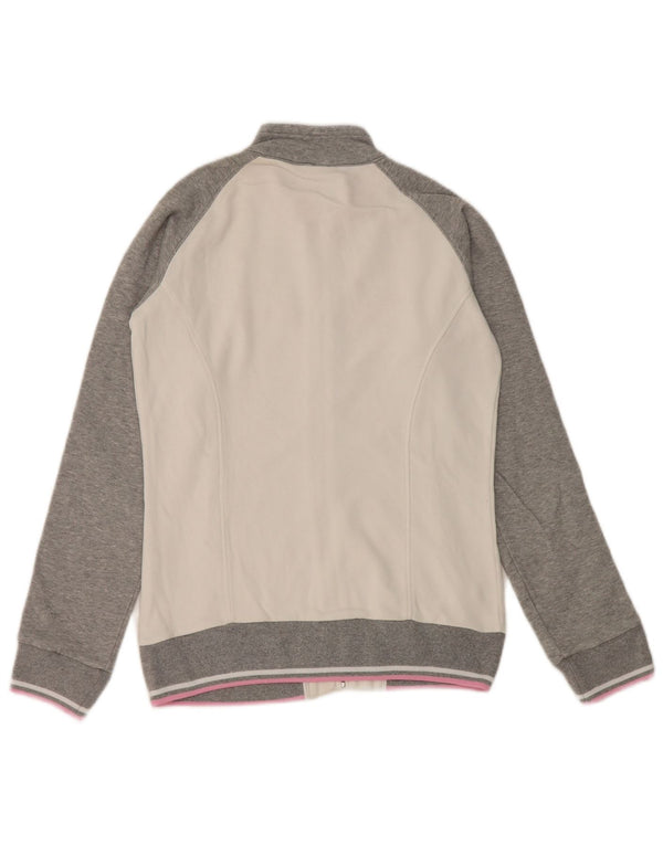 Giacca da tuta grafica per ragazze Champion 13-14 anni XL Blocco colore grigio