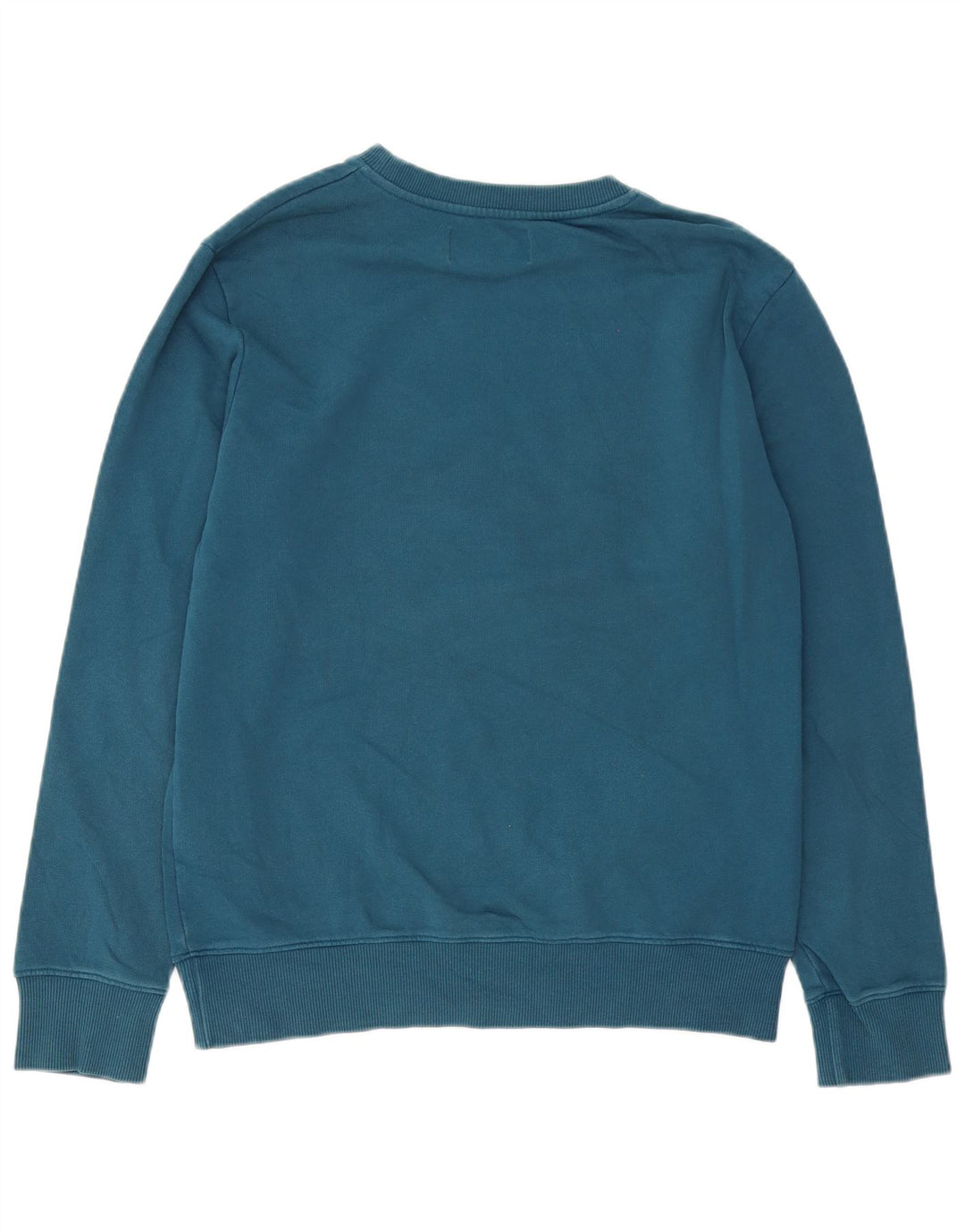 Calvin Klein Jeans Felpa grafica da uomo Maglione in cotone blu medio