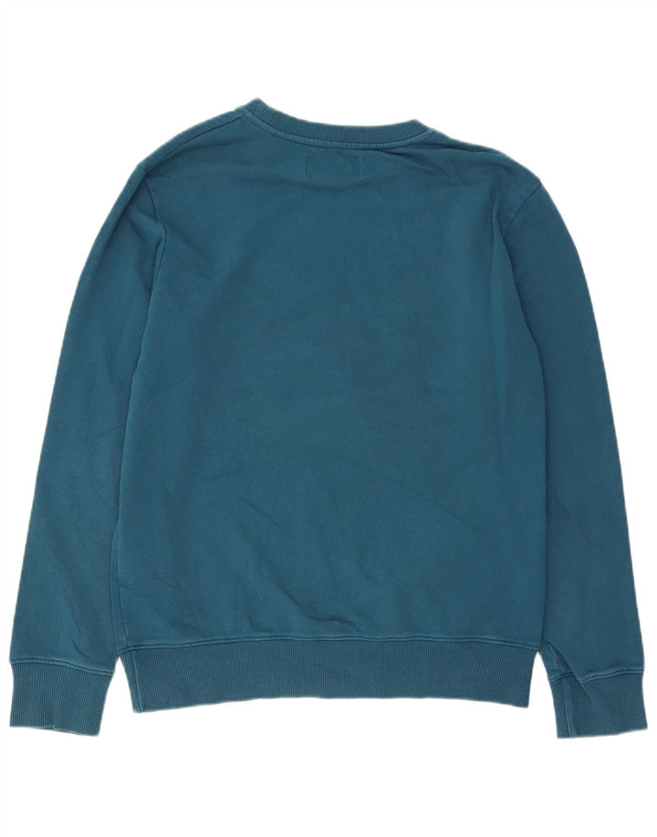 Calvin Klein Jeans Felpa grafica da uomo Maglione in cotone blu medio
