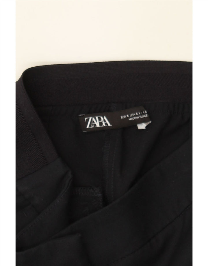 ZARA Womens Slim Chino Trousers Small W27 L27 Navy Blue Vintage Zara and Second-Hand Zara from Messina Hembry 