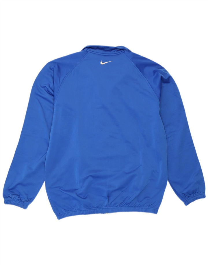 Giacca da tuta da uomo Nike UK 38/40 Poliestere color block blu medio