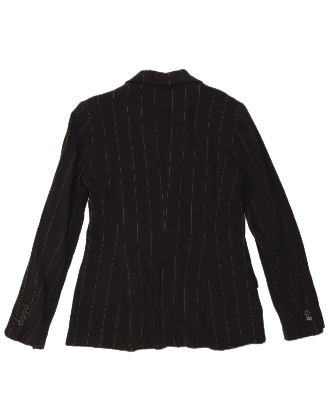 Giacca blazer a 1 bottone da donna Zara EU 38 piccola in rayon a righe nere