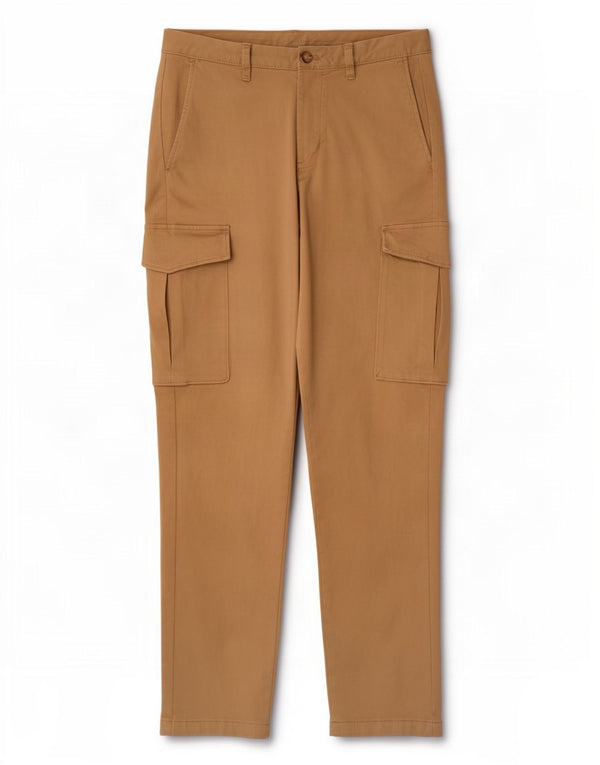 Pantaloni cargo slim da uomo Zara EU 38 Small W30 L27 Cotone beige