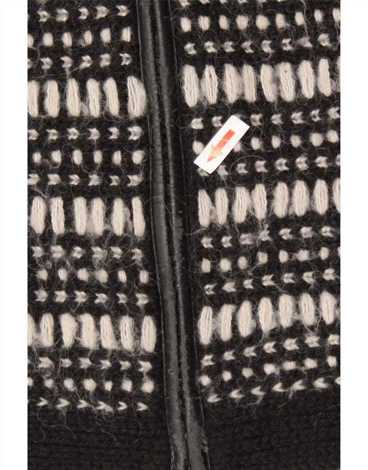 Maglione cardigan autografo da donna Marks & Spencer UK 14 medio nero