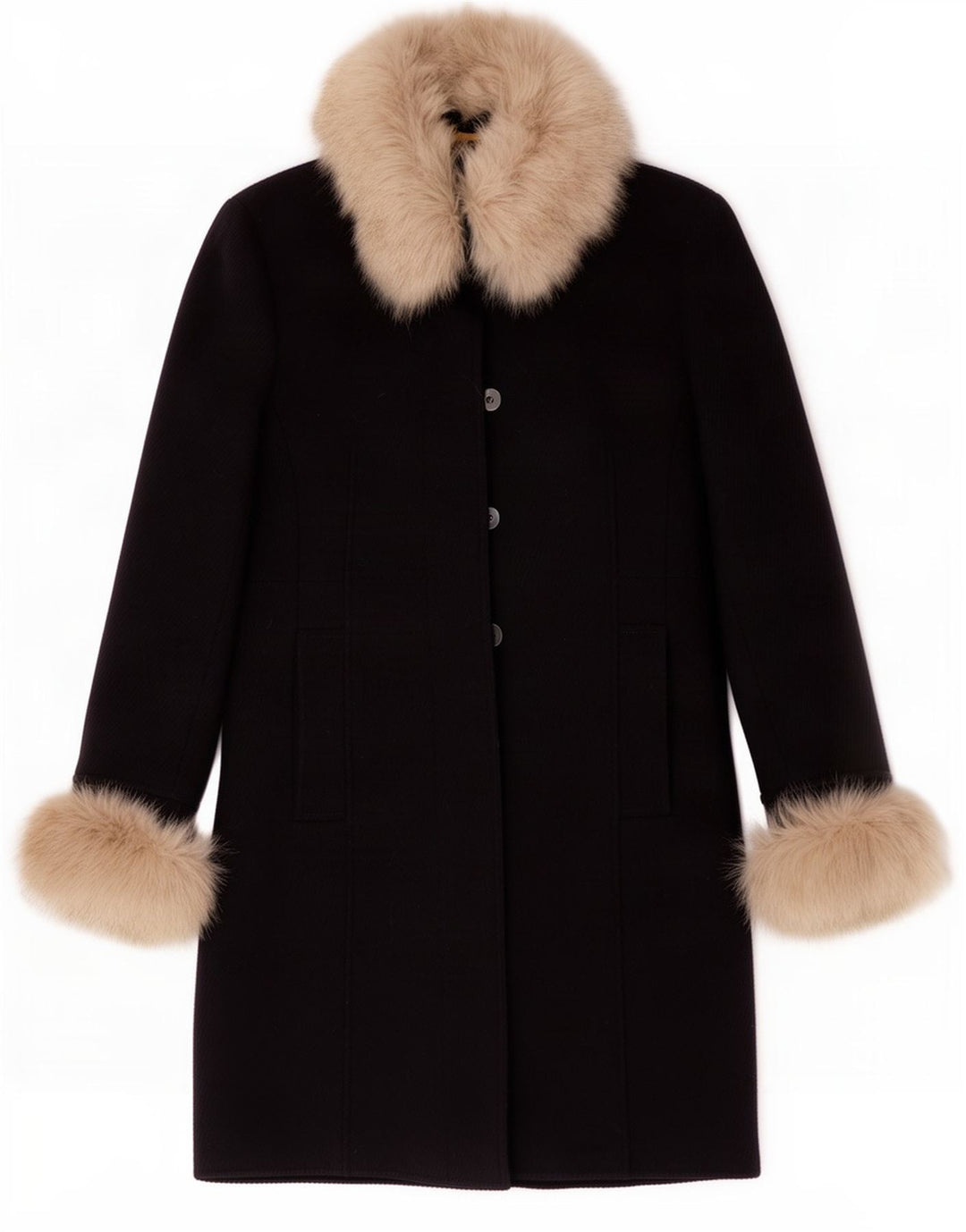 Soprabito da donna Hobbs UK 12 medio in lana blu navy