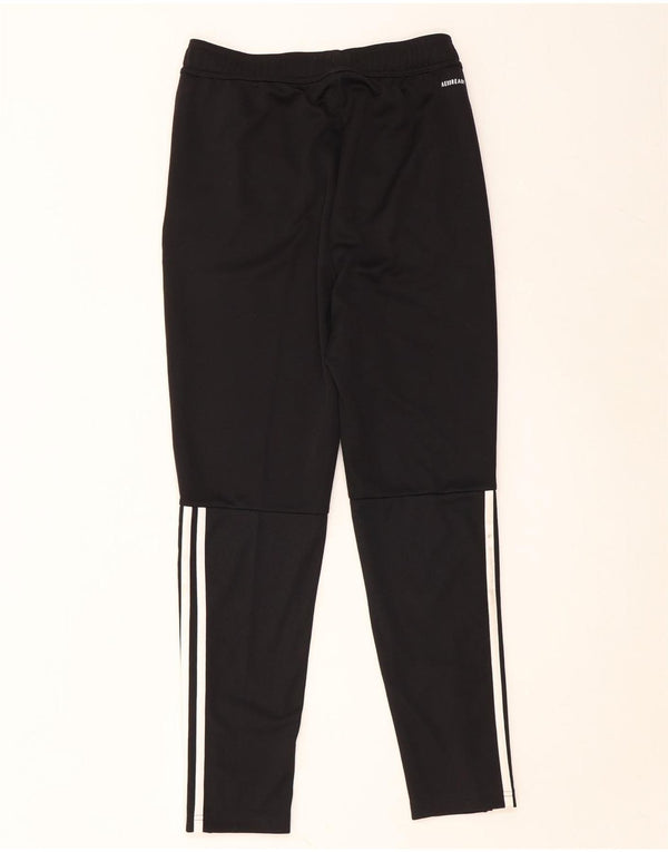 Pantaloni della tuta ADIDAS Aeroready da bambino 13-14 anni in poliestere nero