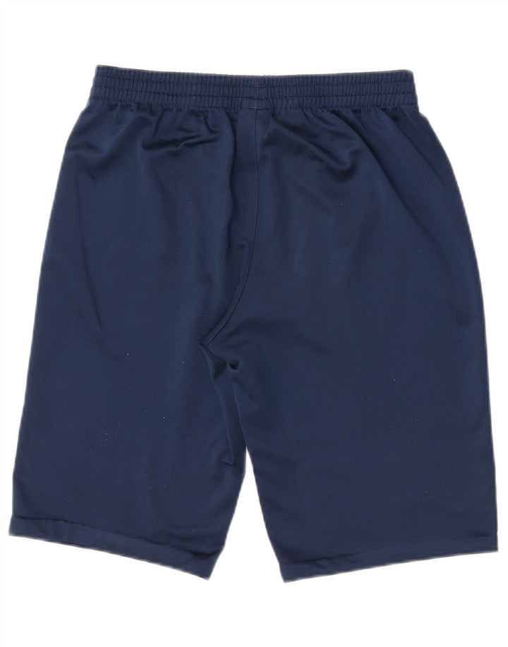 Pantaloncini sportivi Adidas da ragazzo 15-16 anni in poliestere blu navy