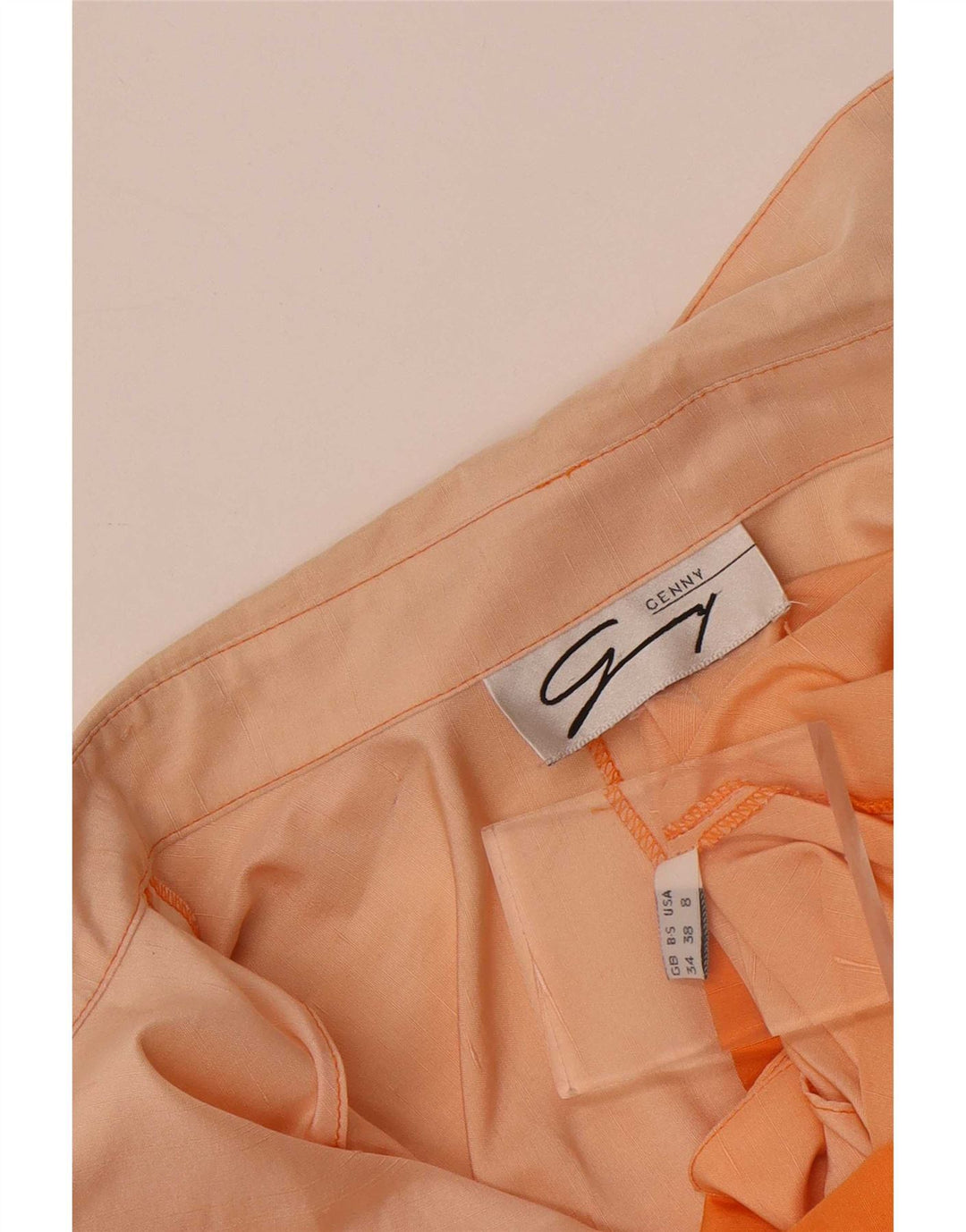 Abito camicia da donna Genny US 8 arancione medio