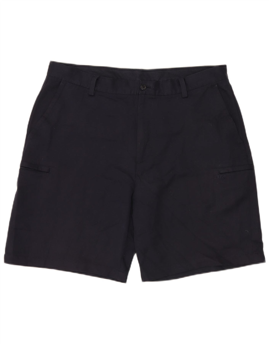 Pantaloncini cargo da uomo IZOD W38 XL poliestere blu navy