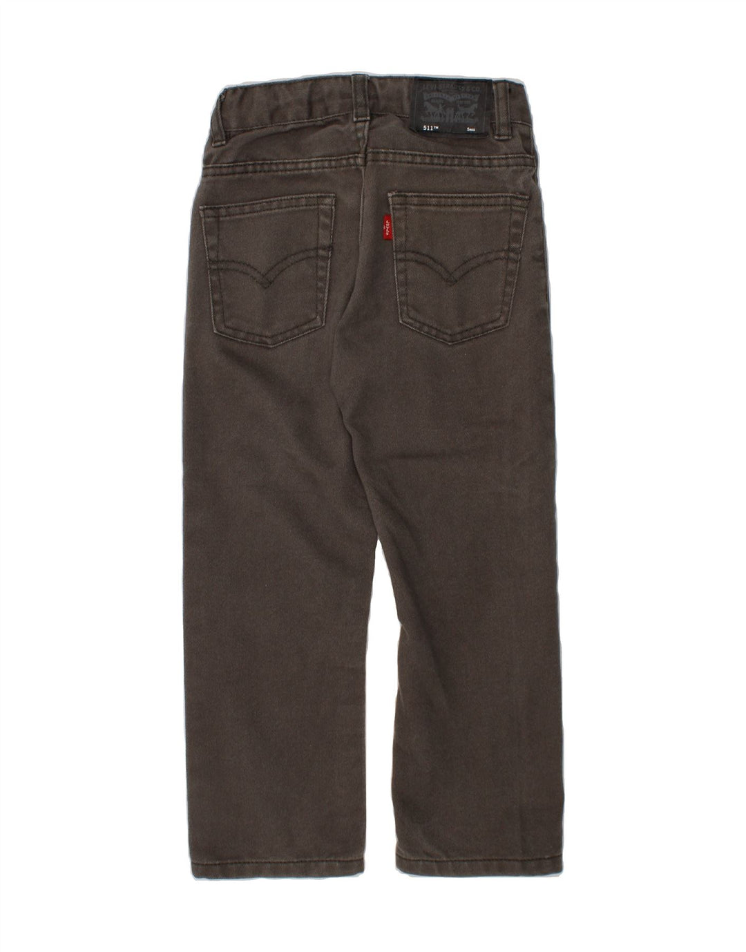 LEVI'S Boys 511 Slim Jeans 4-5 Years W20 L18 Grey Cotton Vintage Levi's and Second-Hand Levi's from Messina Hembry 